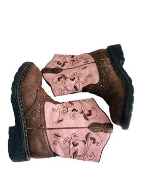 Roper Saddle Light Up Western Boots Size 13
